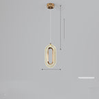 Zinc Alloy Acrylic LED Pendant Light - Minimalist