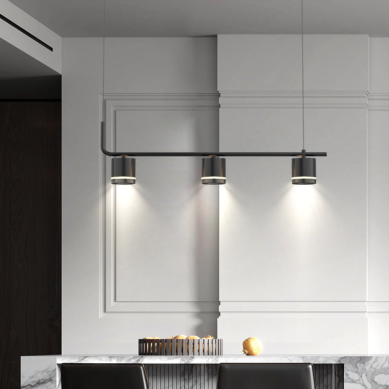 Modern Iron Pendant Light Multi-Head Dining Chandelier