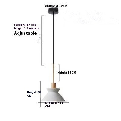 Nordic Resin Pendant Light - Modern Minimalist