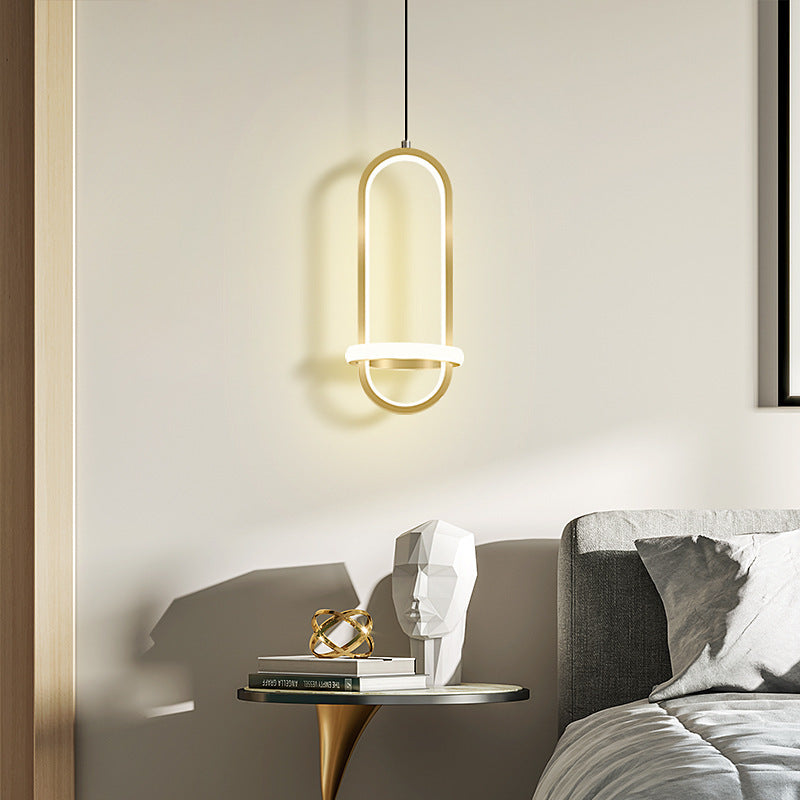 Modern LED Aluminum Ceiling Light Bedroom Pendant