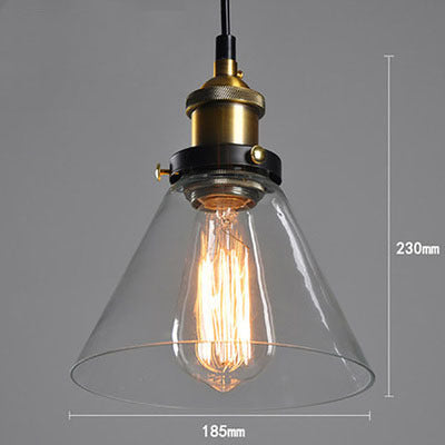 Lámpara de araña nórdica retro minimalista de cristal para comedor