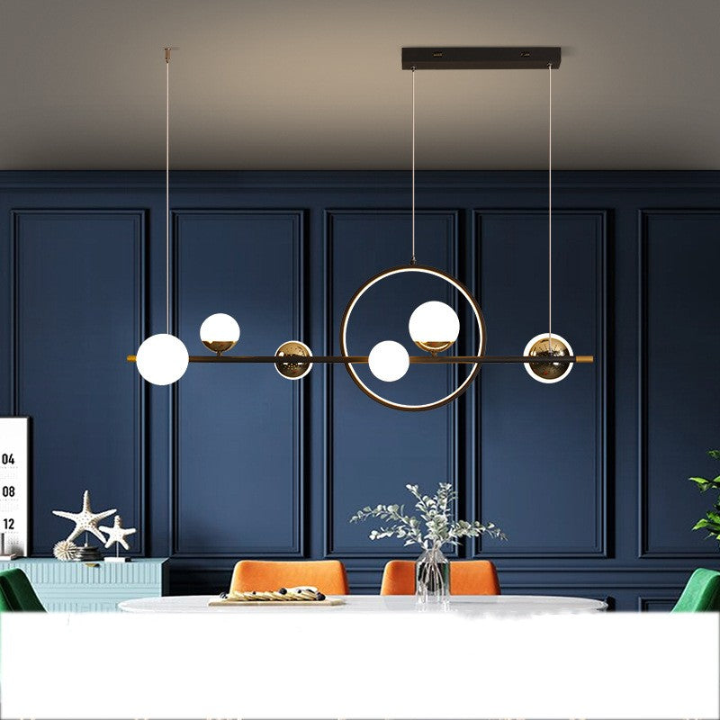 Nordic Iron Pendant Chandelier Modern Restaurant