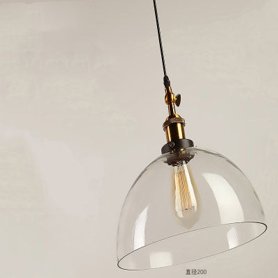 Lámpara de araña nórdica retro minimalista de cristal para comedor