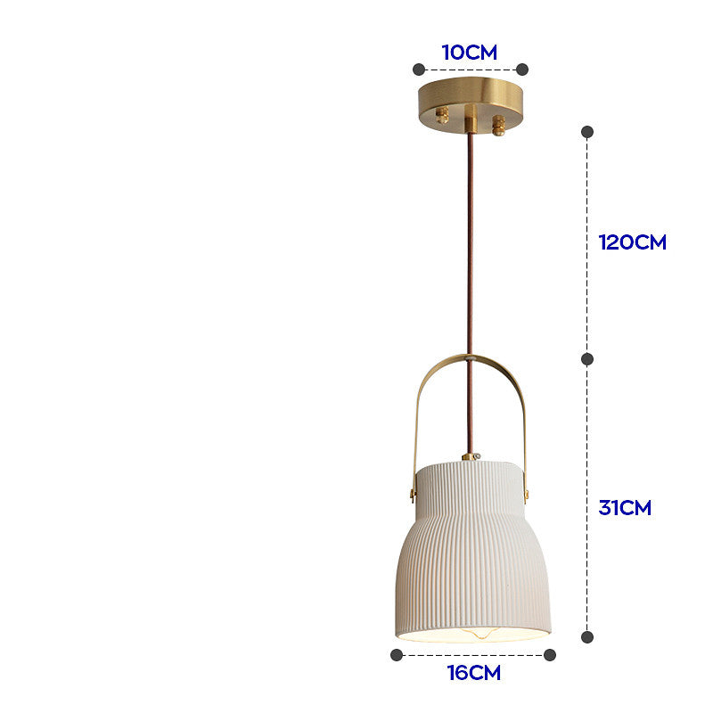 Ceramic Brass Pendant Light Nordic Design
