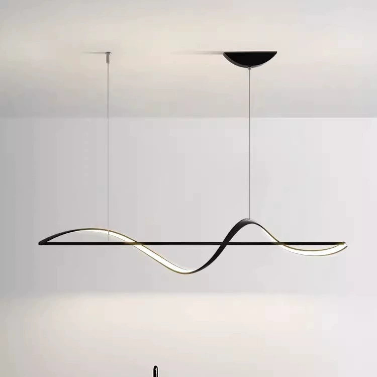 Crystal Linear Pendant Chandelier Minimalist