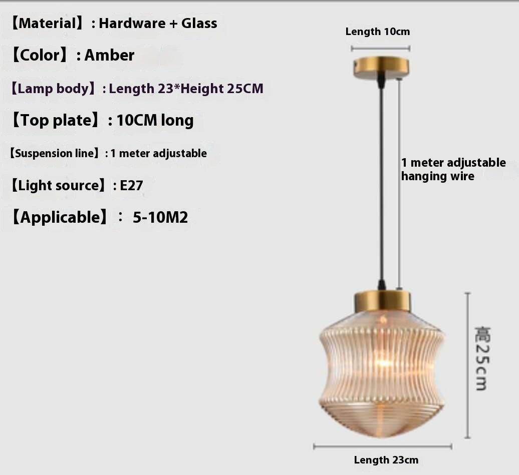 Glass Nordic Pendant Light - Modern Minimalist