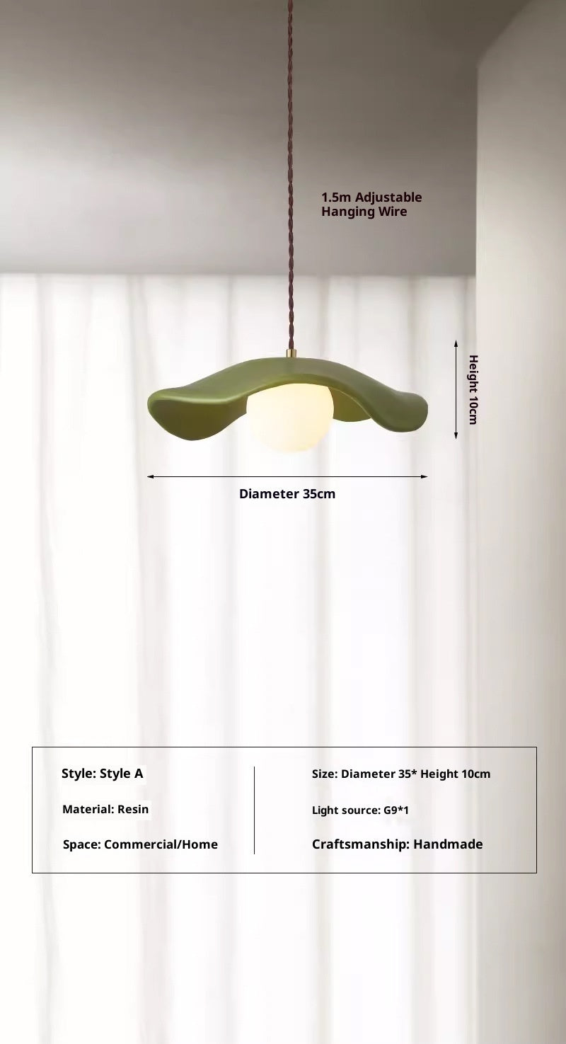 Lotus Leaf Bedside Pendant Light Modern Minimal