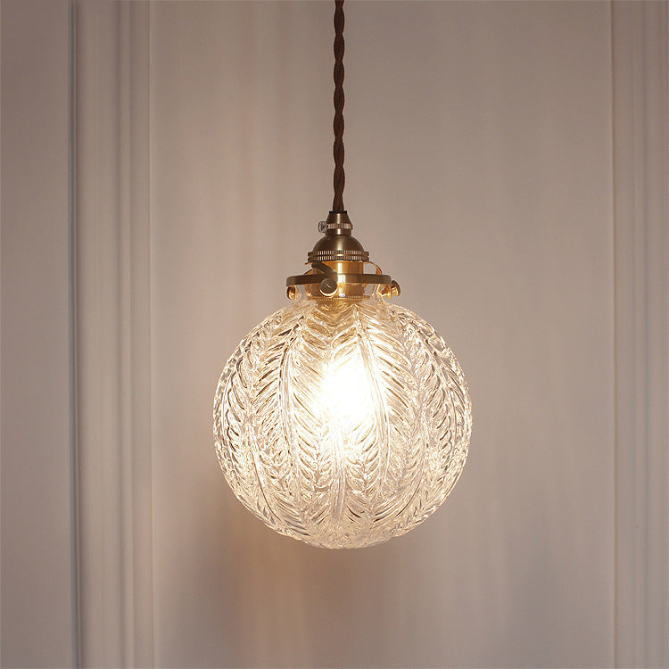 Crystal Glass Vintage Pendant Light - Nordic Droplight