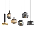 Lámpara Colgante Individual de Cristal Minimalista Moderna