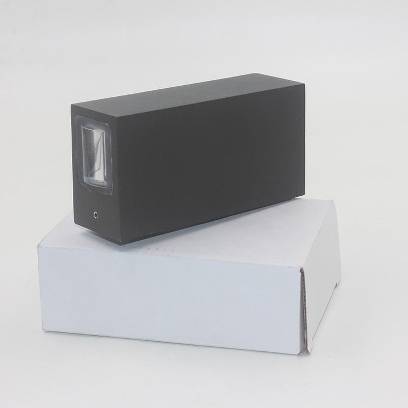 Lámpara de pared LED con foco de doble cabezal decorativa para exterior