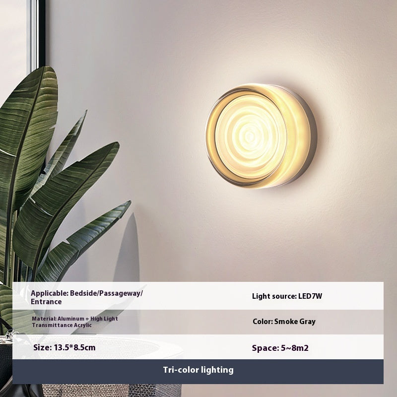 Water Ripple Acrylic Wall Lamp for Living Room