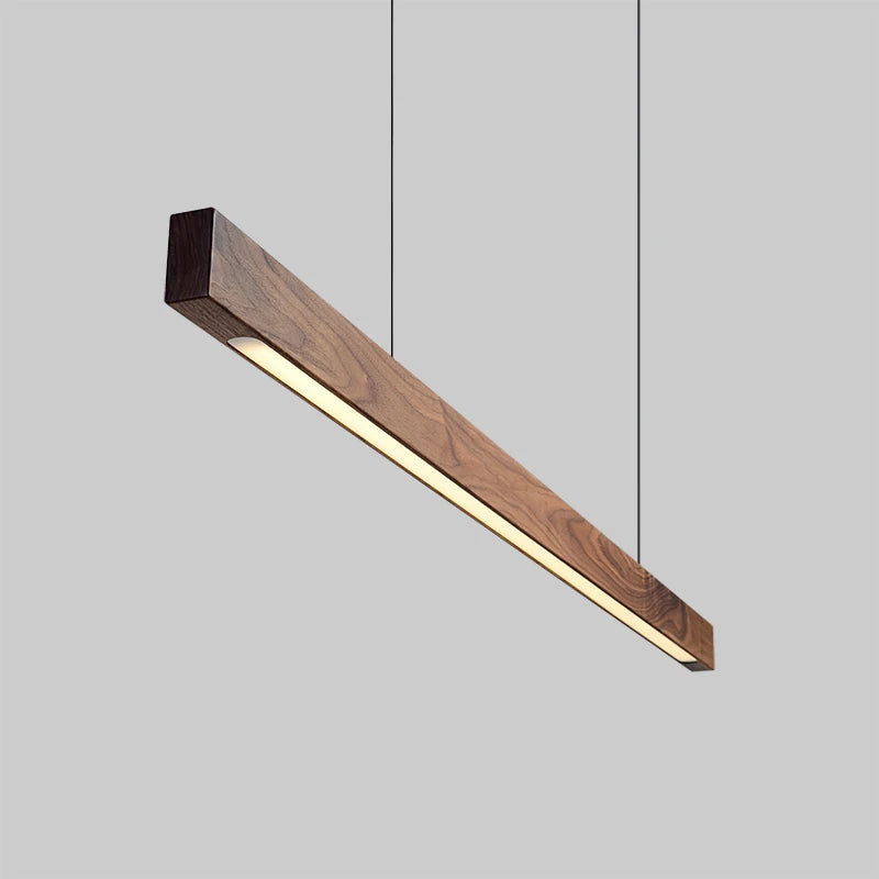 Lámpara colgante de madera nórdica para comedor