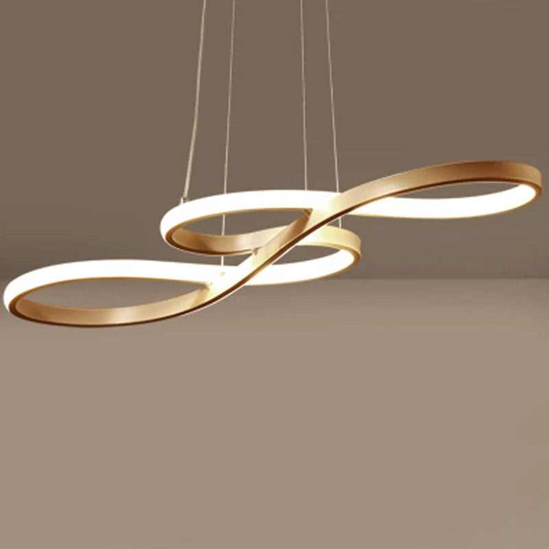 Contemporary Aluminum Pendant Light for Dining Room