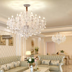 Crystal Chandelier Modern Minimalist Dining Room Lamp