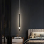 Nordic Brass Pendant Light with Glass Orbs