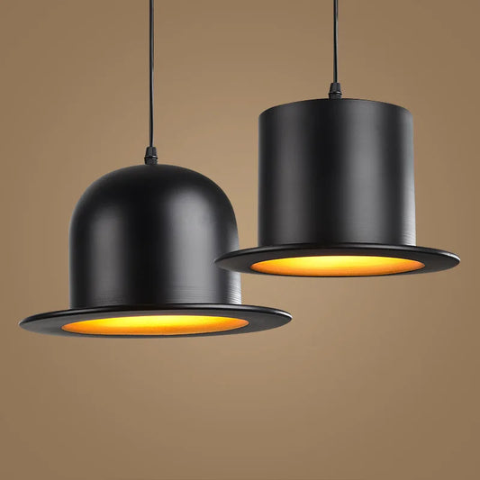 Industrial Black Aluminum Pendant Light for Dining