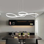 Lámpara Colgante Contemporánea de Aluminio para Comedor