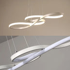 Lámpara Colgante Contemporánea de Aluminio para Comedor