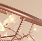 Nordic Iron Chandelier Modern G4 Round Firefly Design