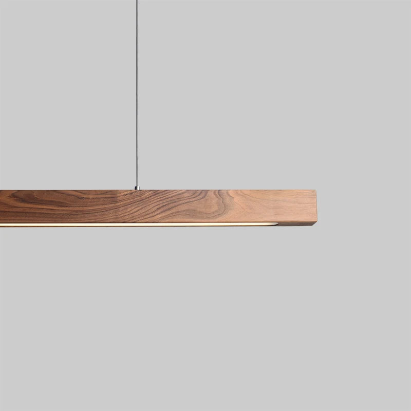 Lámpara colgante de madera nórdica para comedor