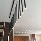 Lámpara colgante cilíndrica de hierro nórdico con LED de 3W