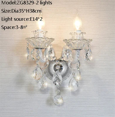 Lámpara de araña de cristal europea para salón, ambiente, lámpara de techo moderna, minimalista, para dormitorio, comedor, hogar, luz de villa, candelabro.