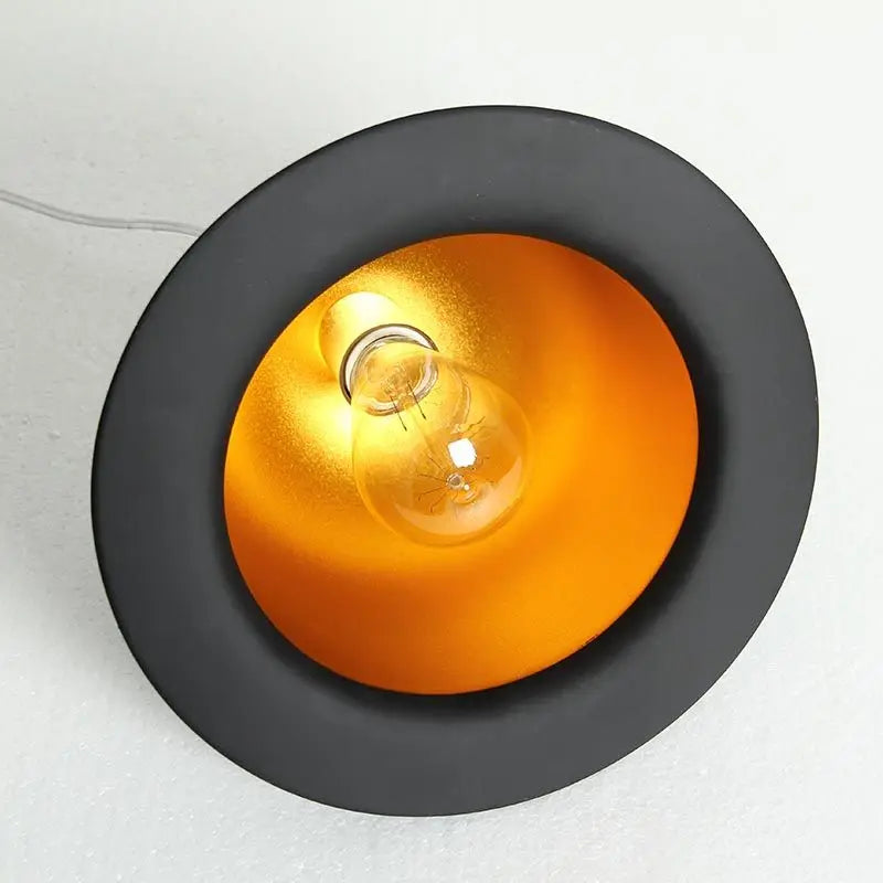 Industrial Black Aluminum Pendant Light for Dining