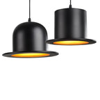 Industrial Black Aluminum Pendant Light for Dining