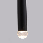 Minimalist Gold Taper Tube Pendant Light for Kitchen Island and Bedside