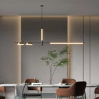 Lámpara colgante de hierro minimalista para comedor