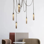 Nordic Marble Alabaster Pendant Light Multi-Drop
