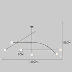 Lámpara Colgante Minimalista de Hierro para Comedor