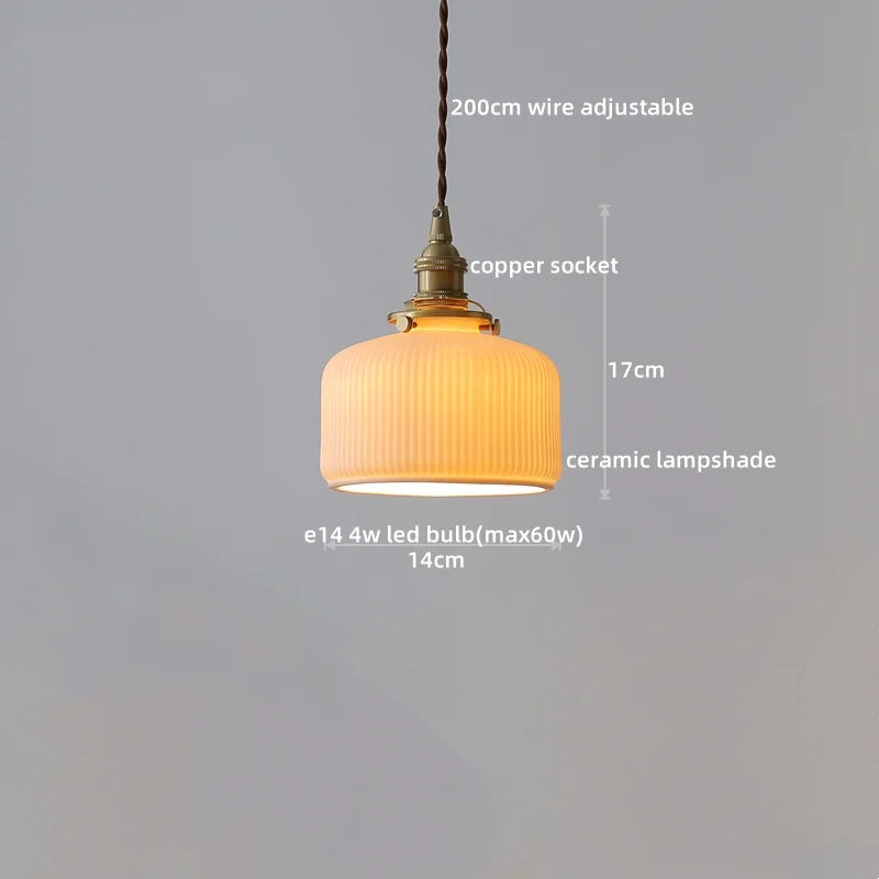 Lámparas colgantes LED con interruptor de perilla IWHD para cocina, pasillo, sala de estar, dormitorio, cristal transparente, lámpara colgante nórdica, araña