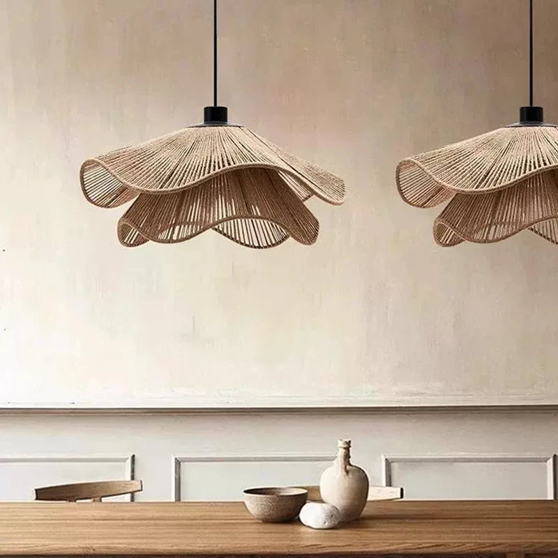 Nordic Fabric Pendant Lamp - Minimalist Hanging Light