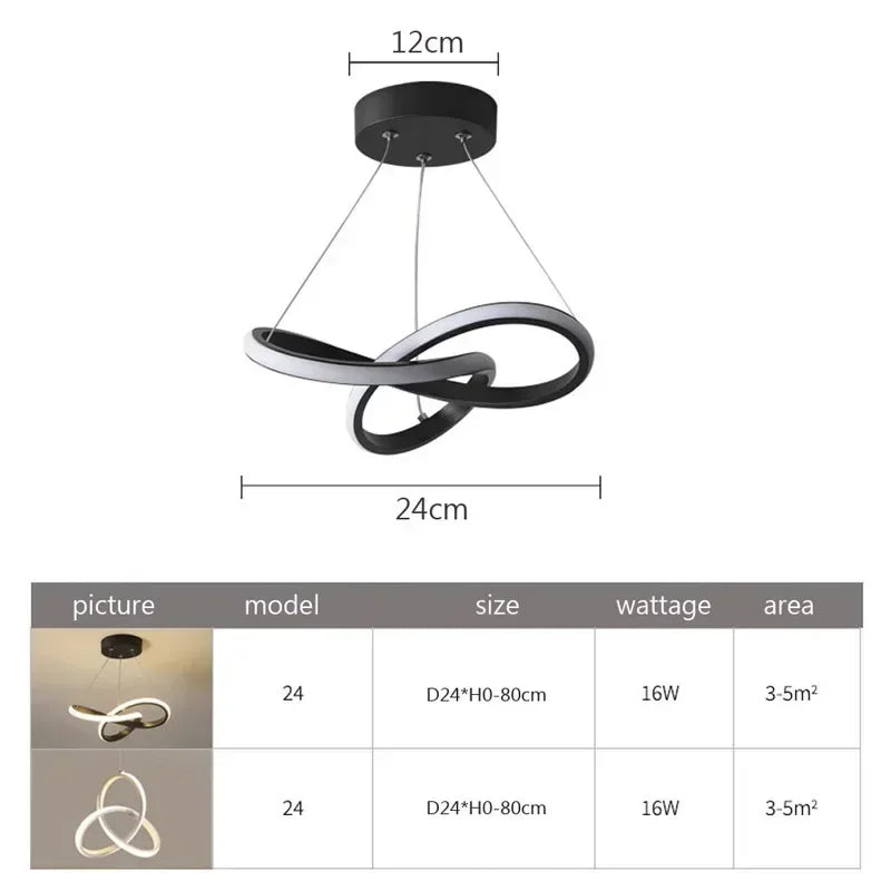 Nordic LED Pendant Light - Modern Hanging Lamp