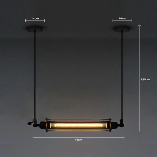 Industrial Retro Iron Pendant Light for Dining Room