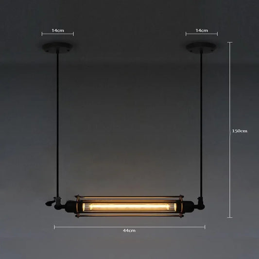 Industrial Retro Iron Pendant Light for Dining Room