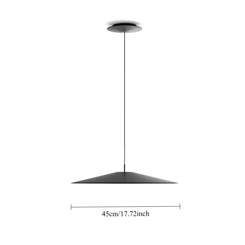 Lámpara colgante de hierro minimalista - Diseño nórdico platillo volante