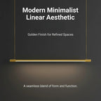 Minimalist Iron Linear Pendant Light for Dining