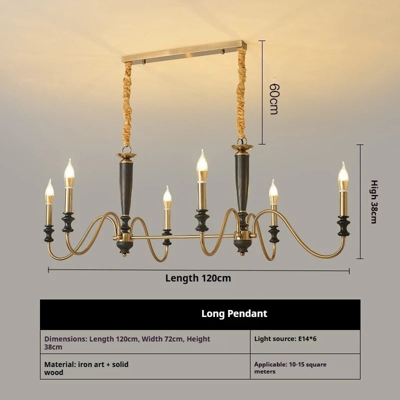 Lámpara colgante contemporánea de creatividad francesa para salón, comedor, dormitorio, hotel, villa, cafetería, candelabro LED de arte sencillo para el hogar