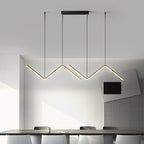 Lámpara Colgante Minimalista de Aluminio - Diseño Nórdico Ondulado