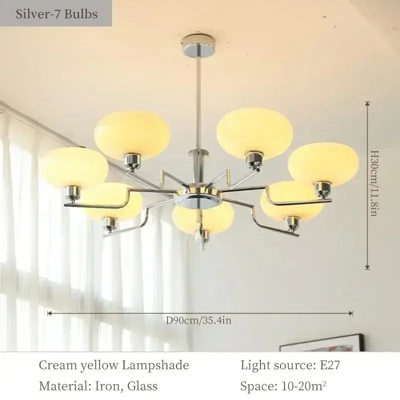 Lámpara Colgante de Cristal con Diseño Artístico Retro, Bola, Utilizada en Dormitorios, Salas de Estudio, Salones, Cocinas y Candelabro de Isla, Colgante Interior
