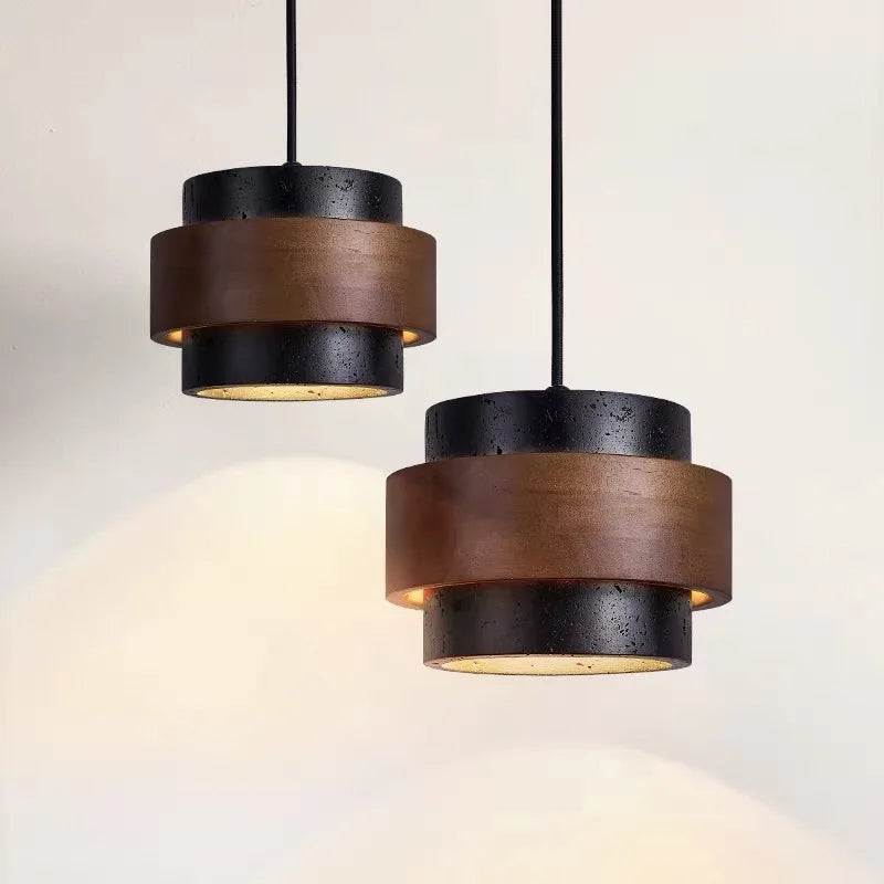 Japanese Wabi Sabi Style Bar Pendant Lamp Personalized and Creative Retro Style Homestay Restaurant Atmosphere Lighting Fixtures