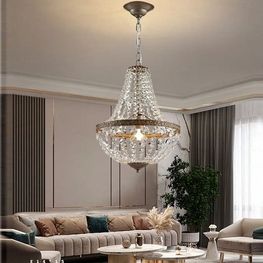 Antique Bronze Iron Chandelier Pendant Light