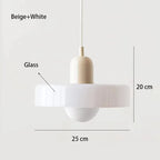 Nordic Retro Glass Pendant Light for Dining Room