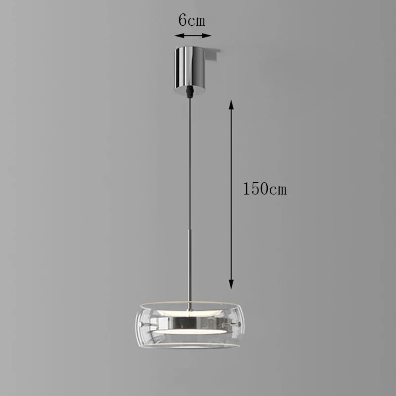 Nordic Glass Pendant Light for Dining Room
