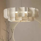 Nordic Fabric Pendant Light with Textured Shade