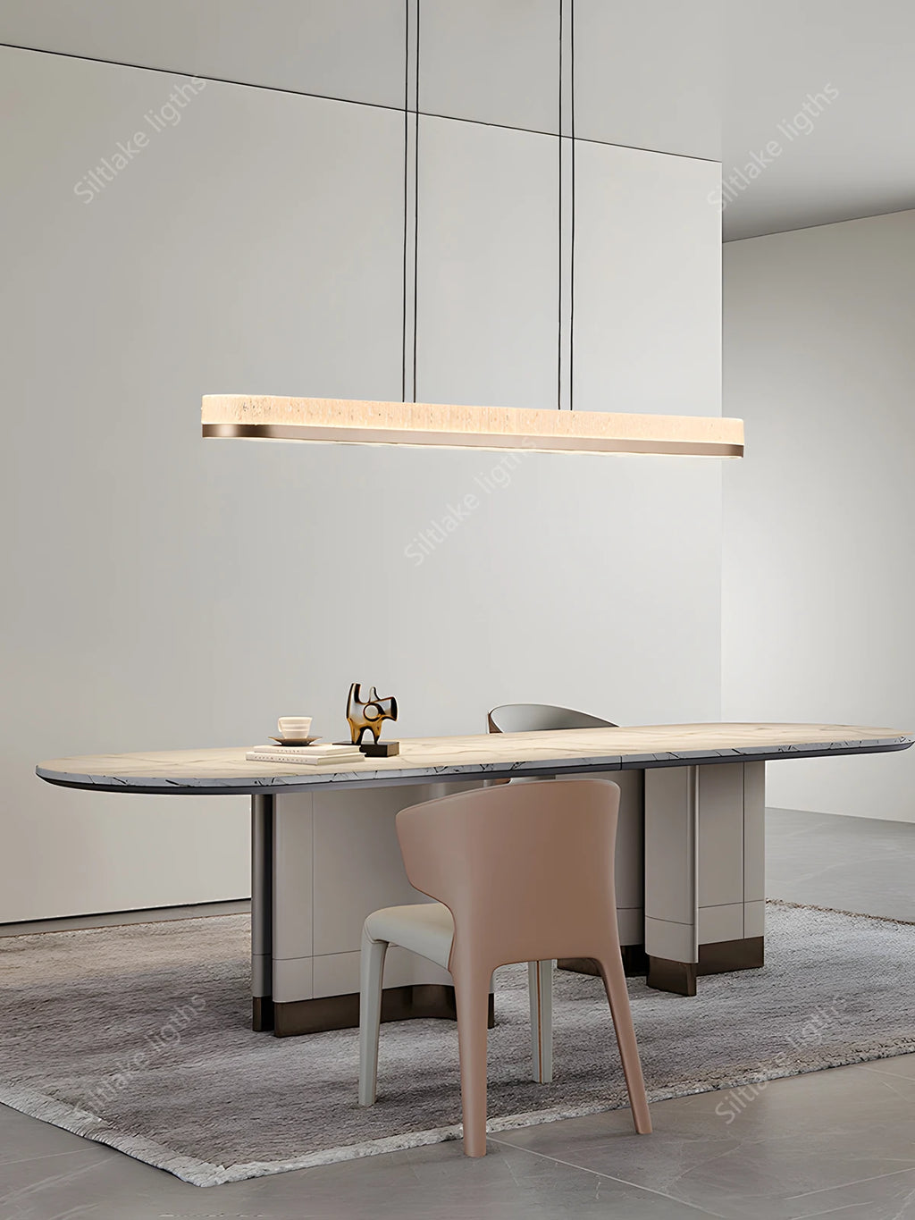 Lámpara colgante nórdica de madera para comedor