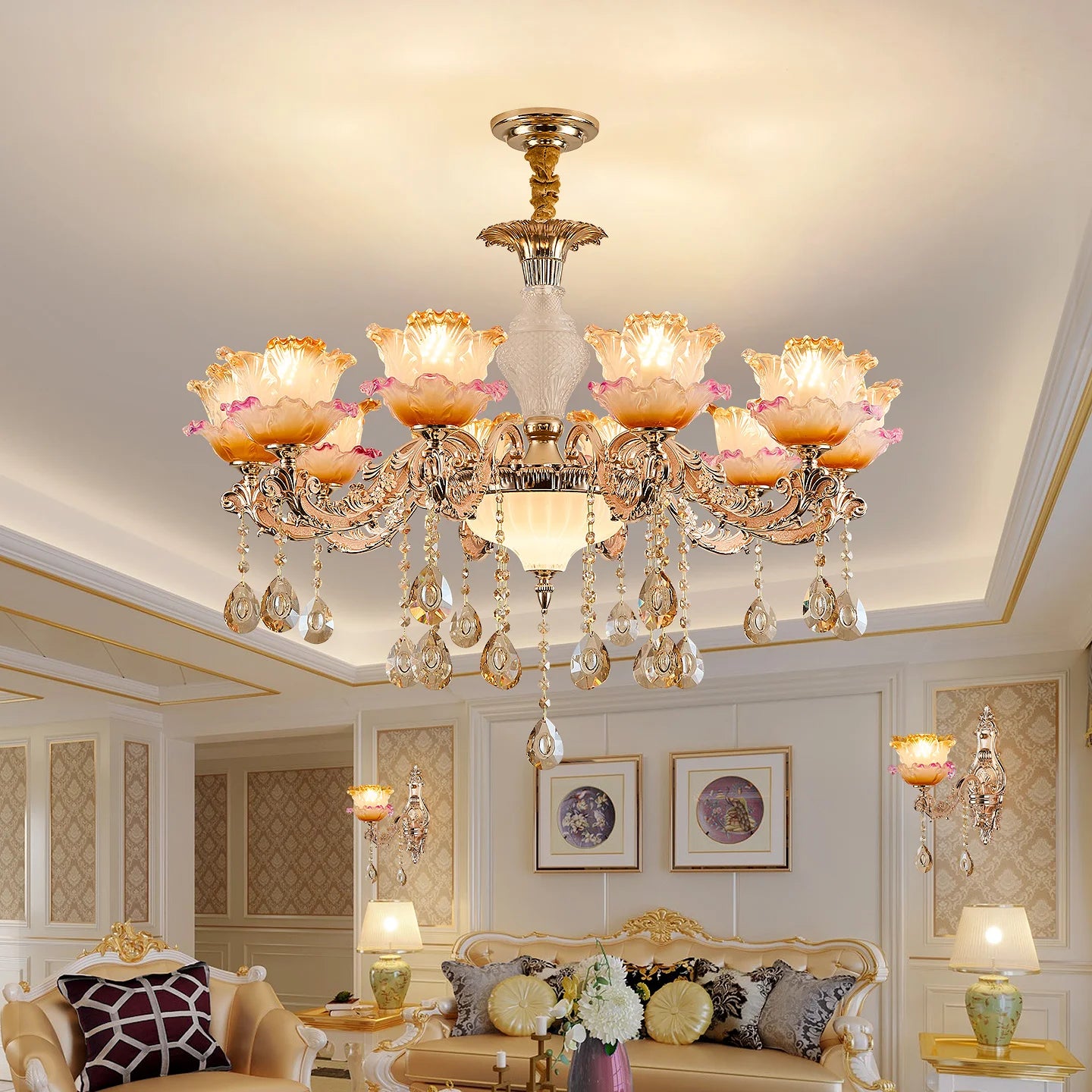 European Crystal Chandelier Luxury Lighting