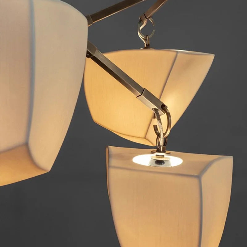 Minimalist White Ceramic Pendant Light Dimmable